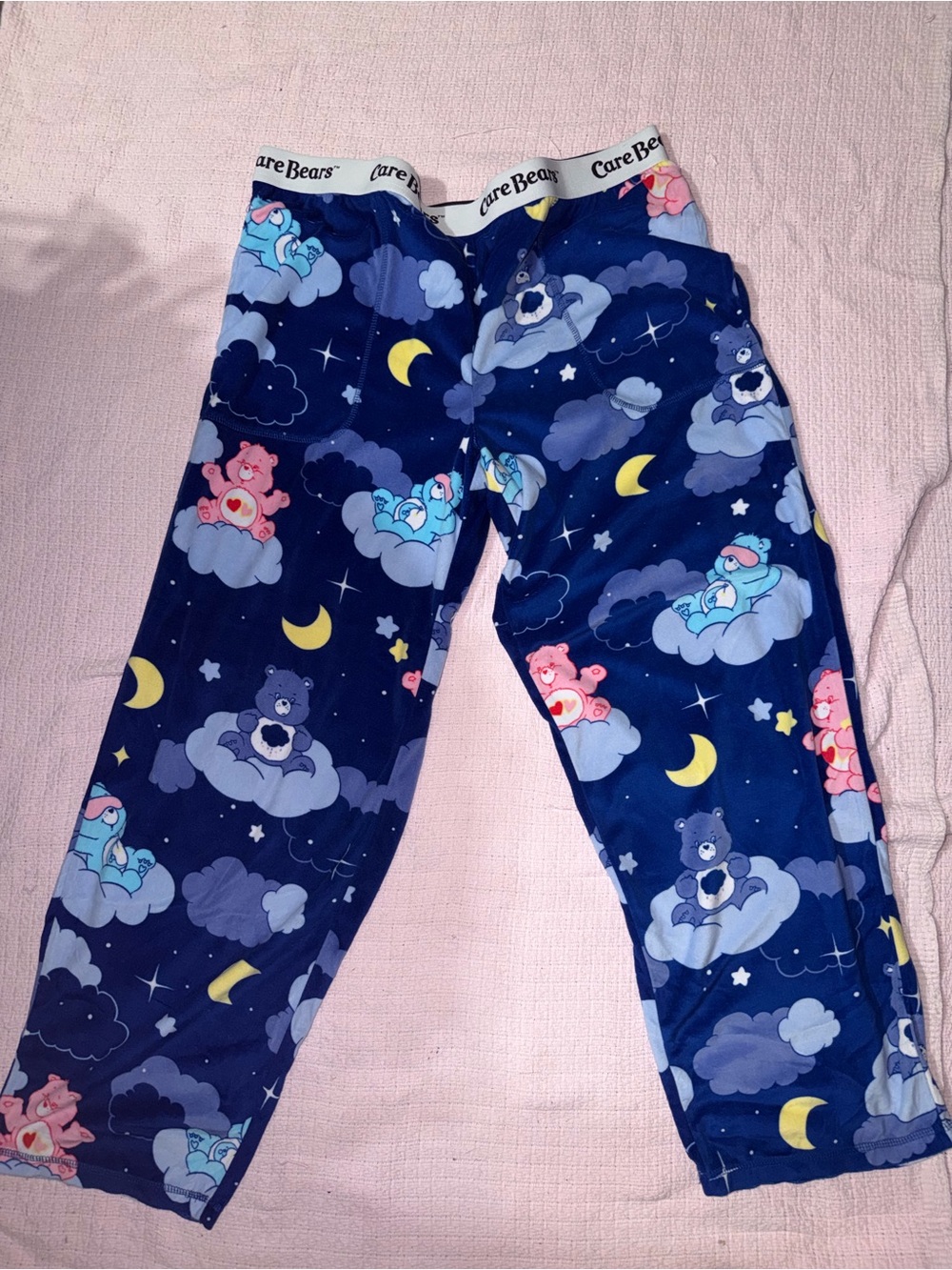 XL never worn Care Bears velour pj pants